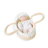 Bonikka - Grace Baby Doll in Carry Cot With Bottle & Blanket