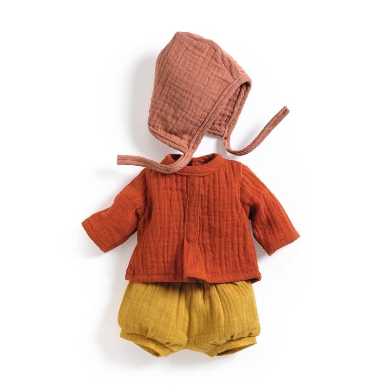 djeco-mandarin 3 piece dolls outfit