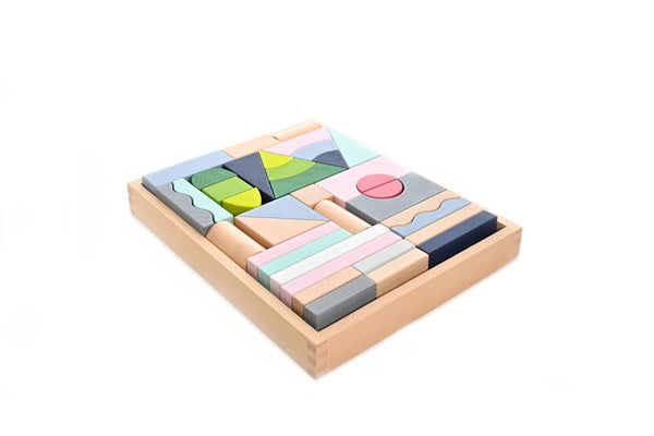 EverEarth - Wooden Block set in Wooden Box