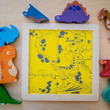 Kiddie Connect - Dinosaur Chunky Puzzle