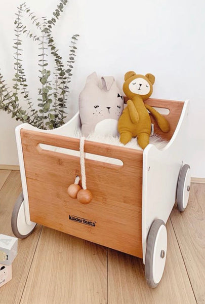 Kinderfeets - Toy Box Walker - White