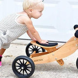 Kinderfeets - 2-in-1 Tiny Tot Balance Bike - Bamboo
