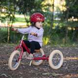 CoConut Helmet - Extra Small - Trybike Vintage Red Colour