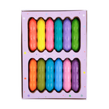 Haku Yoka - Happy Pea Pod Crayons - 12 Pastel Colours