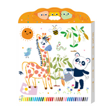 Haku Yoka - Happy Pea Pod Crayons - 36 Colours