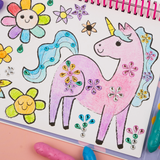 Haku Yoka - Art To Go - My First Colouring Kit - Unicorn Friends