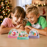 4M - KidzLabs - Glitter Snow Domes Christmas