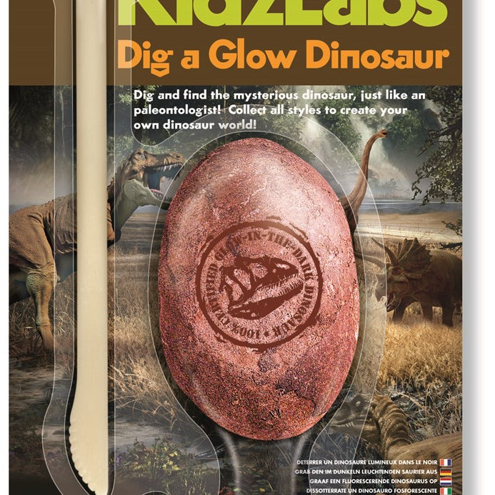 4M - Kidzlabs - Dig a Glow Dinosaur