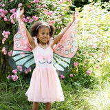 Great Pretenders - Sequins Secret Butterfly Twirl Dress w. Wings - Size 5-6