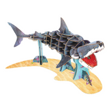 mierEdu - Eco 3D Puzzle - Great White Shark Deluxe