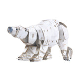 mierEdu - Adjustable 3D Puzzle - Polar Bear Deluxe