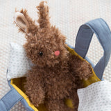 Manhattan Toy - Moppettes Beau Bunny & Carrier