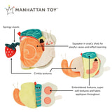 Manhattan Toy - Silly Snail Sensory Book
