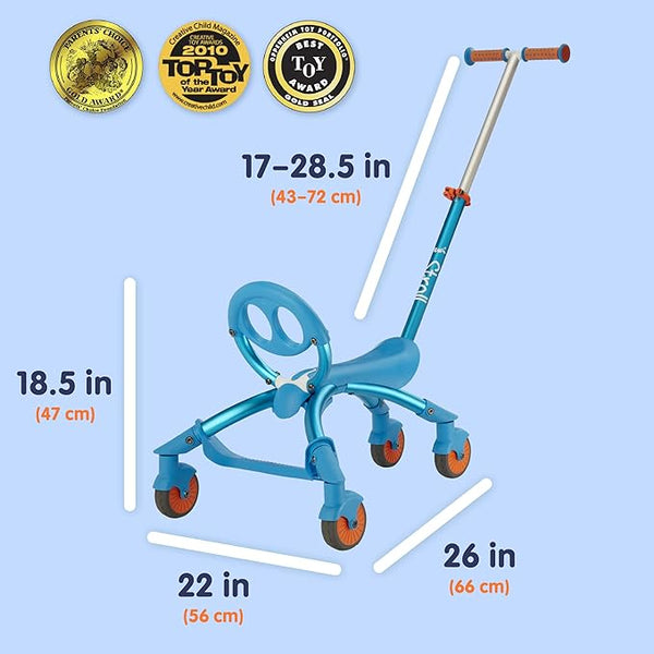 YBIKE - Pewi Push - Ride On/Walker - Blue