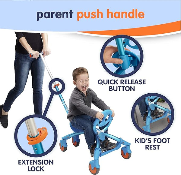 YBIKE - Pewi Push - Ride On/Walker - Blue