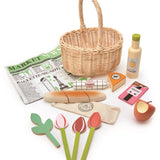 Tender Leaf - Wicker Shopping Basket Set