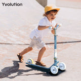 YVolution - Glider Classic 3 wheel Scooter - Blue