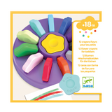 Djeco - 12 Toddler Flower Crayons