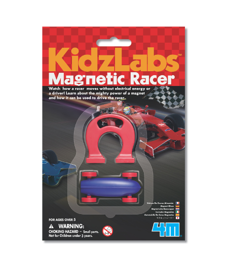 Magnetic Car Racers 4M - KidzLabs - Magnetic Racer – Good to Play