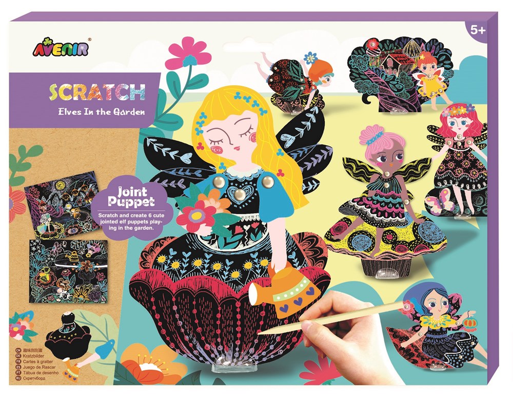 Scratch Art joint Puppets