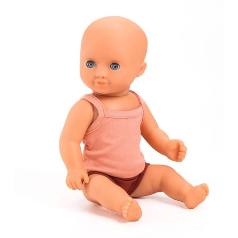 Djeco - Pomea - Baby Girl Prune - Hard Body Doll