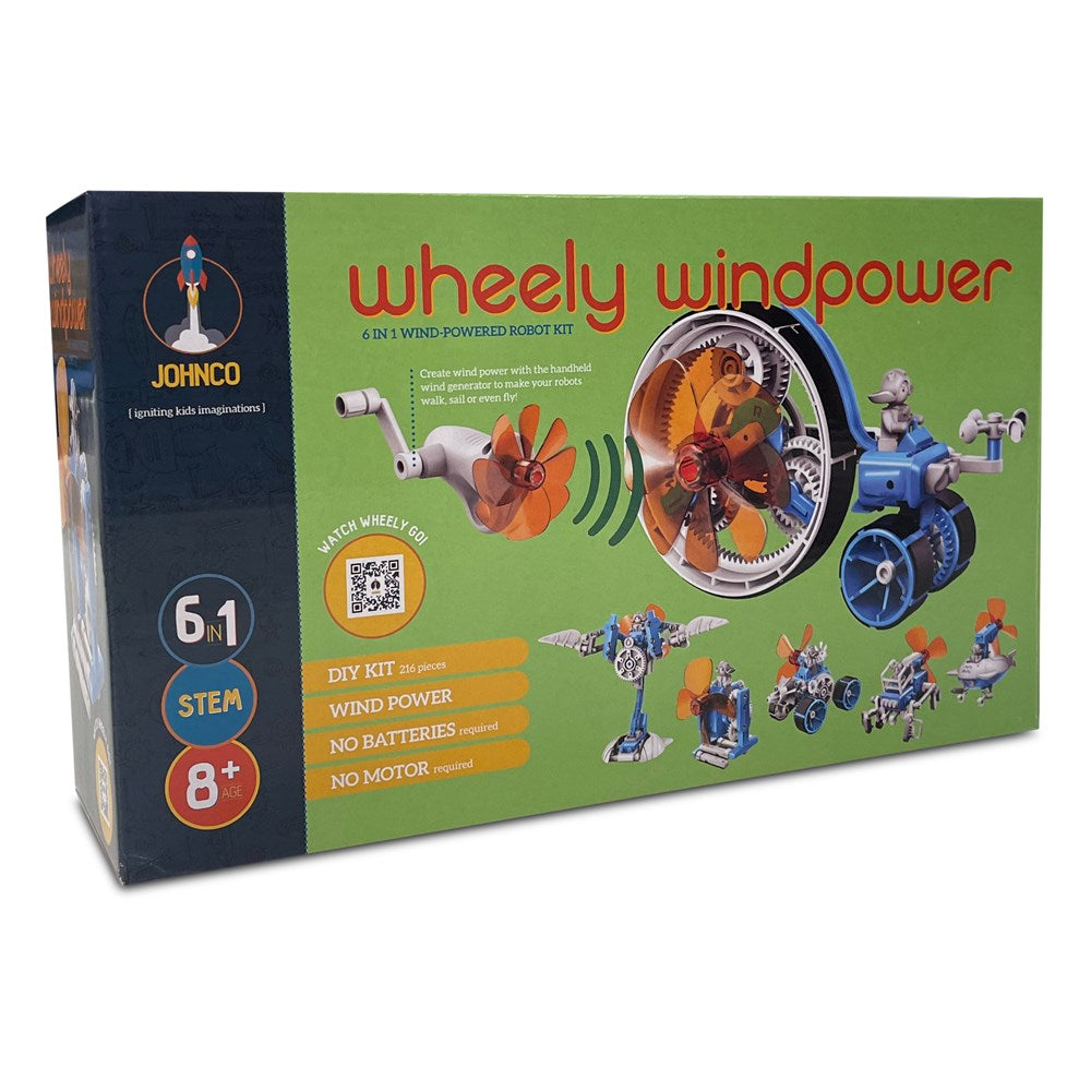 6 in 1 Wind Powered Robot