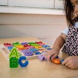 Kiddie Connect - Handcarry Uppercase ABC Trace Puzzle