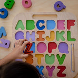 Kiddie Connect - Handcarry Uppercase ABC Trace Puzzle