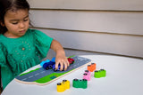 Kiddie Connect - 1-10 Car Puzzle