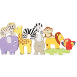 Le Toy Van - Petilou - African Stacking Animals & Bag