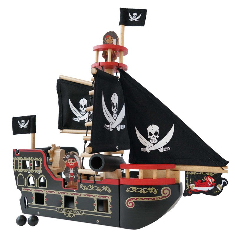 Barbarossa Wooden Pirate Ship