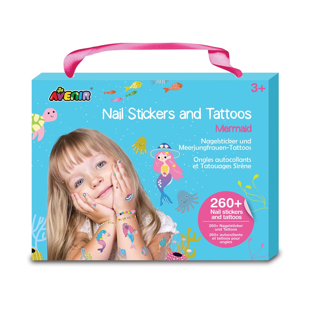 Avenir - Nail Stickers and Tattoos Mermaids
